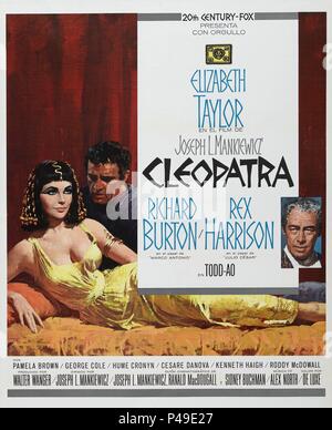 Original Film Titel: CLEOPATRA. Englischer Titel: CLEOPATRA. Regisseur: Joseph L.MANKIEWICZ. Jahr: 1963. Quelle: 20th Century Fox/Album Stockfoto