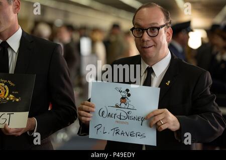 Original Film Titel: SPEICHERN HERR BANKEN. Englischer Titel: SPEICHERN HERR BANKEN. Regisseur: John Lee Hancock. Jahr: 2013. Stars: PAUL GIAMATTI. Credit: Ruby Films/Album Stockfoto