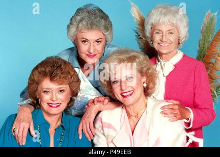 Original Film Titel: die Golden Girls. Englischer Titel: Golden Girls, die - TV. Regisseur: Susan Harris. Jahr: 1985. Stars: Betty White, Estelle Getty, RUE MCCLANAHAN BEA ARTHUR;. Credit: TOUCHSTONE TELEVISION/Album Stockfoto