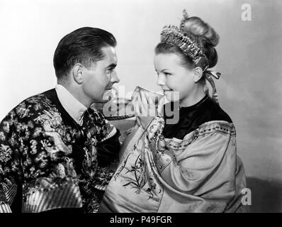 Original Film Titel: Die schwarze Rose. Englischer Titel: Die schwarze Rose. Regisseur: HENRY HATHAWAY. Jahr: 1950. Stars: TYRONE POWER, CECILE AUBRY. Quelle: 20th Century Fox/Album Stockfoto