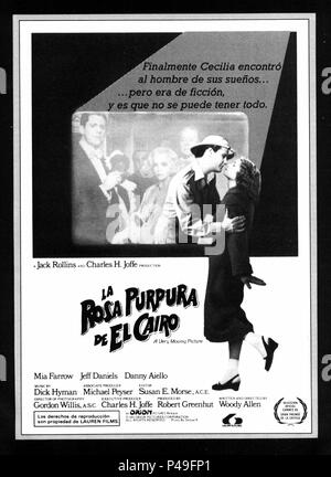 Original Film Titel: DER LILA ROSE VON KAIRO. Englischer Titel: THE PURPLE ROSE VON KAIRO. Regisseur: WOODY ALLEN. Jahr: 1985. Quelle: ORION BILDER / Album Stockfoto