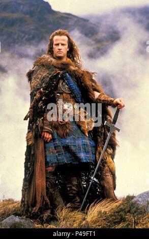 Original Film Titel: HIGHLANDER. Englischer Titel: HIGHLANDER. Regisseur: Russell Mulcahy. Jahr: 1986. Stars: Christopher Lambert. Quelle: COLUMBIA/CANNON/Warner/Album Stockfoto