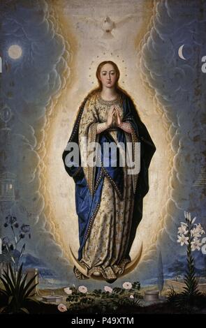 INMACULADA - SIGLO XVII. Autor: Juan Sánchez Cotán (1560-1627). Ort: MUSEUM DER BILDENDEN KÜNSTE, Granada, Spanien. Stockfoto