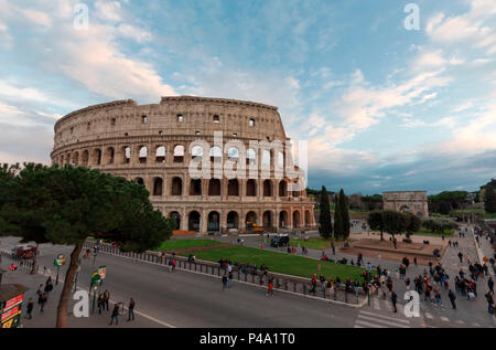 Colosseo, Roma, Latium Italien Stockfoto