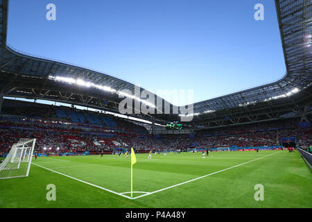 Kasan, Russland. 20 Juni, 2018. Allgemeine Ansicht Fußball: FIFA WM 2018 Russland Gruppe B Match zwischen Iran 0-1 Spanien bei Kazan Arena, in Kasan, Russland. Credit: yohei Osada/LBA SPORT/Alamy leben Nachrichten Stockfoto