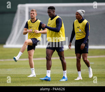 Zelenogorsk, Sankt Petersburg, Russland. 21. Juni 2018. Jordan Henderson von England während einer England Training bei Stadion Spartak Zelenogorsk am 21. Juni 2018 in Zelenogorsk, Sankt Petersburg, Russland. Credit: PHC Images/Alamy leben Nachrichten Stockfoto