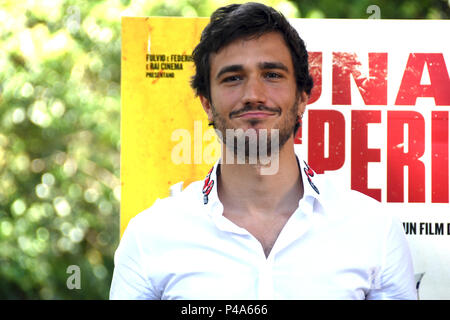 Rom, Italien, 20. Juni 2018 - Casa del Cinema - Photocal film Präsentation UNA VITA SPERICOLATA Eugenio Franceschini in der Rolle von Bartolomeo Credit: Giuseppe Andidero/Alamy leben Nachrichten Stockfoto