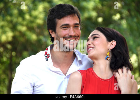 Rom, Italien, 20. Juni 2018 - Casa del Cinema - Photocal film Präsentation UNA VITA SPERICOLATA Eugenio Franceschini und Mathilde de Angelis Credit: Giuseppe Andidero/Alamy leben Nachrichten Stockfoto