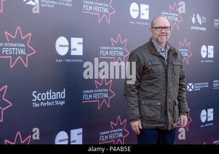 Edinburgh, Großbritannien. Juni 2018 21. Richter photocall in Edinburgh International Film Festival im Bild: Jason Connery, Schauspieler (Michael Powell Jury) Credit: Rich Dyson/Alamy leben Nachrichten Stockfoto