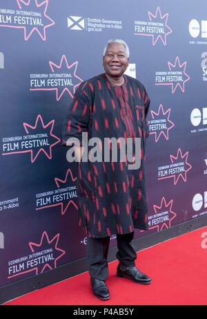 Edinburgh, Großbritannien. Juni 2018 21. Richter photocall in Edinburgh International Film Festival im Bild: Gaston Kabore, Direktor (Dokumentarfilm Jury) Credit: Rich Dyson/Alamy leben Nachrichten Stockfoto