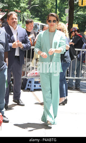 NEW YORK, NY 21. Juni: Evangeline Lilly bei der Förderung von Ihrem neuen Film Ant-Man & Die Wasp in New York City am 21. Juni 2018. Credit: RW/MediaPunch Stockfoto