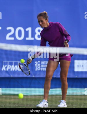 Liverpool, Großbritannien, Bmw International Tennis Turnier in Liverpool, Kredit Ian Fairbrother/Alamy leben Nachrichten Stockfoto