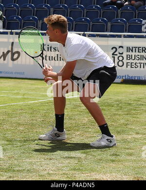 Liverpool, Großbritannien, Bmw International Tennis Turnier in Liverpool, Kredit Ian Fairbrother/Alamy leben Nachrichten Stockfoto