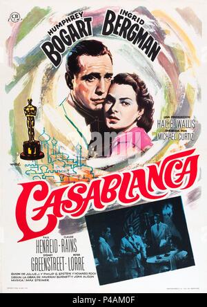 Original Film Titel: Casablanca. Englischer Titel: Casablanca. Regisseur: Michael Curtiz. Jahr: 1942. Quelle: WARNER BROTHERS/Album Stockfoto
