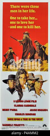 Original Film Titel: C'era una volta il WEST. Englischer Titel: ES WAR EINMAL IM WESTEN. Regisseur: Sergio Leone. Jahr: 1968. Quelle: Paramount Pictures/Album Stockfoto