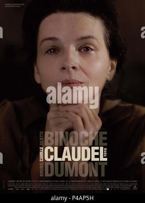 Original Film Titel: Camille Claudel, 1915. Englischer Titel: Camille Claudel, 1915. Regisseur: Bruno Dumont. Jahr: 2013. Credit: 3B PRODUKTIONEN/Album Stockfoto