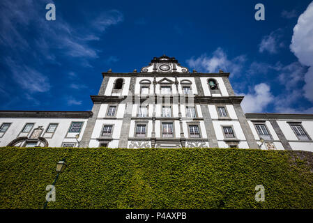 Portugal, Azoren, Insel Faial, Horta, Igreja Matriz de Sao Salvador Kirche, außen Stockfoto