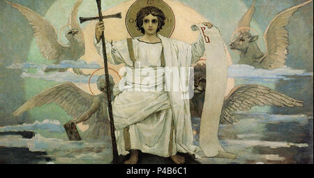 Vasnetsov Victor - Seinen einzigen eingeborenen Sohn und das Wort Gottes Stockfoto