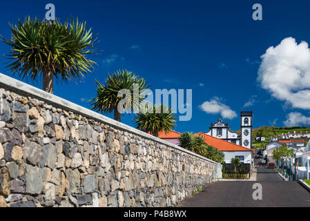 Portugal, Azoren, Sao Miguel Island, Povoacao, Stadtkirche Stockfoto