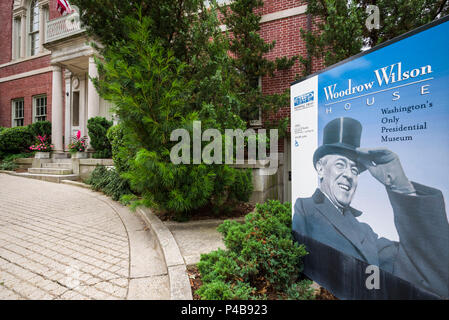USA, District of Columbia, Washington, Woodrow Wilson House, former home of President Woodrow Wilson Stockfoto