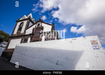 Portugal, Azoren, Insel Sao Jorge, Calheta, Igreja Matriz de Santa Catarina Kirche Stockfoto