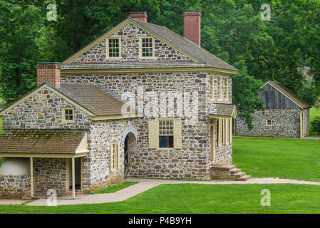 USA, Pennsylvania, König von Preußen, Valley Forge National Historical Park, Schlachtfeld der amerikanischen revolutionären Krieg, General George Washington's Hauptsitz Stockfoto