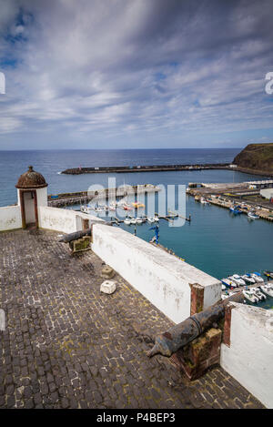 Portugal, Azoren, Santa Maria Island, Vila do Porto, Forte De Sao Bras fort Stockfoto