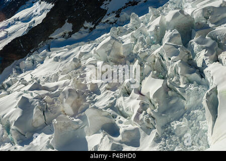 Blick von der Eiger Nordwand bei Grindelwald im Berner Oberland in der Schweiz - Reiseziel in Europa Stockfoto