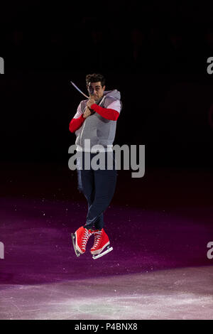 Javier Fernandez (ESP) durchführen an den Eiskunstlauf Gala-Ausstellung bei den Olympischen Winterspielen PyeongChang 2018 Stockfoto