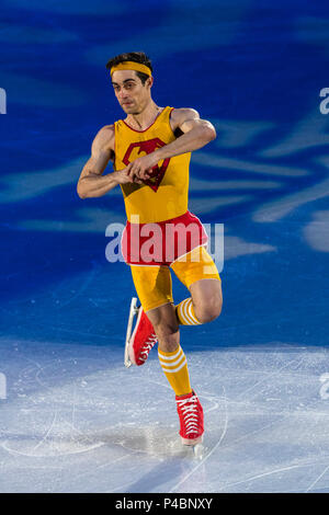 Javier Fernandez (ESP) durchführen an den Eiskunstlauf Gala-Ausstellung bei den Olympischen Winterspielen PyeongChang 2018 Stockfoto