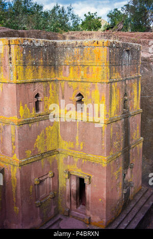 Kirche von Saint George, ein Rock-cut-Kirche in Lalibela. Stockfoto