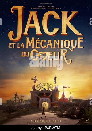 Original Filmtitel: JACK ET LA MECANIQUE DU COEUR. Englischer Titel: DIE MECHANIK DER HÖREN. Regisseur: STEPHANE BERLA; Mathias MALZIEU. Jahr: 2013. Quelle: EUROPA CORP. /Album Stockfoto