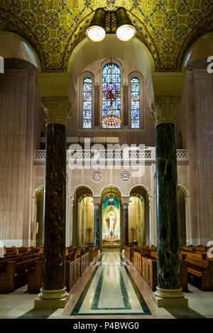 USA, District of Columbia, Washington, Basilika Nationalheiligtum der Unbefleckten Empfängnis, Kapelle Stockfoto