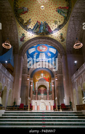 USA, District of Columbia, Washington, Basilika Nationalheiligtum der Unbefleckten Empfängnis, Anbauteile innen Stockfoto