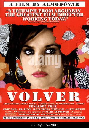 Original Film Titel: VOLVER. Englischer Titel: VOLVER. Regisseur: Pedro Almodovar. Jahr: 2006. Quelle: EL DESEO S.A./Album Stockfoto