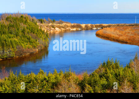 Entlang der Küste fahren 510 N Labrador, Neufundland, Labrador, Kanada Stockfoto