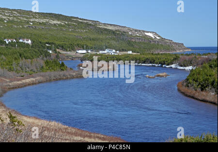 Entlang der Küste fahren 510 N Labrador, Neufundland, Labrador, Kanada Stockfoto