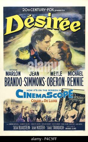 Original Film Titel: DÉSIRÉE. Englischer Titel: DÉSIRÉE. Regisseur: HENRY KOSTER. Jahr: 1954. Quelle: 20th Century Fox/Album Stockfoto