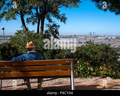 Mirador de Paracuellos del Jarama. Madrid. España Stockfoto