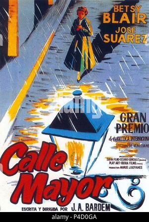 Original Film Titel: Calle Mayor. Englischer Titel: Main Street. Regisseur: JUAN ANTONIO BARDEM. Jahr: 1956. Credit: SUEVIA FILMS - CESAREO GONZALEZ/GUION PROD. CINEMATOGRAFICAS // Album Stockfoto