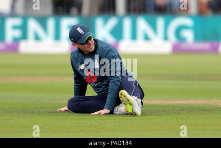 England's Eoin Morgan während der eine Tag Länderspiel im Emirates Riverside, Chester-le-Street. Stockfoto