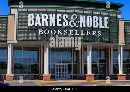 Wyomissing, PA, USA - 14. Juni 2018: Barnes & Noble ist ein großer Buchhändler mit über 630 Stores in allen 50 Staaten der USA. Stockfoto