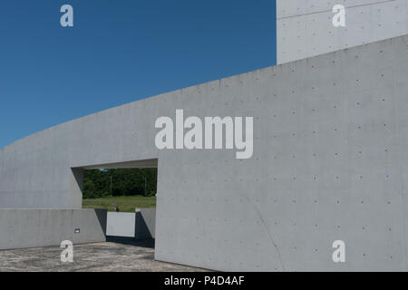 Shoji Ueda Museum für Fotografie, entworfen von dem japanischen Architekten Shin Takamatsu. Stockfoto