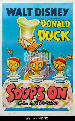 Beschreibung: Chef Donald, 1941. Original Film Titel: MISC: Donald Duck. Englischer Titel: MISC: Donald Duck. Jahr: 1948. Quelle: WALT DISNEY PICTURES/Album Stockfoto
