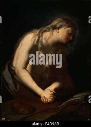 LA MAGDALENA PENITENTE - Siglo XVIII - 97 x 74 - NP 459 - BARROCO ITALIANO. Autor: Francesco Trevisani (1656-1746). Lage: Museo del Prado - PINTURA, MADRID, SPANIEN. Stockfoto