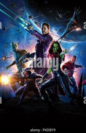 Original Film Titel: Hüter der Galaxie. Englischer Titel: Hüter der Galaxie. Regisseur: James Gunn. Jahr: 2014. Credit: MARVEL ENTERPRISES/MARVEL STUDIOS/VALHALLA MOTION PICTURES/Album Stockfoto