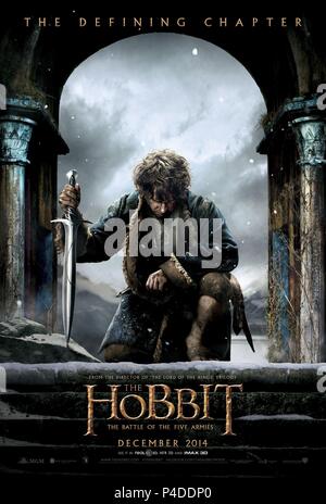 Original Film Titel: Hobbit, der: DIE SCHLACHT DER FÜNF HEERE. Englischer Titel: Hobbit, der: DIE SCHLACHT DER FÜNF HEERE. Regisseur: Peter Jackson. Jahr: 2014. Quelle: New Line Cinema/Album Stockfoto