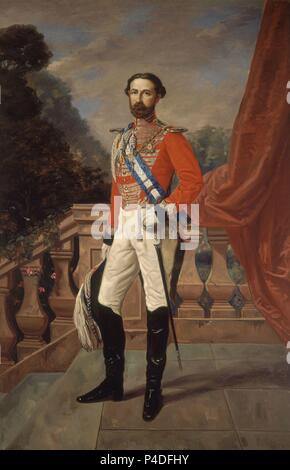 ANDRES AVELINO DE SILVA - DUQUE DE ALIAGA Y Duque de Medinaceli (COPIA DE MADRAZO). Autor: José Casado del Alisal (C. 1830-1886) (Kopieren). Lage: PALACIO PILATOS, Sevilla, Sevilla, Spanien. Stockfoto