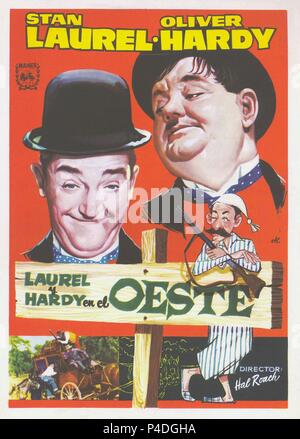 Original Film Titel: WAY OUT WEST. Englischer Titel: WAY OUT WEST. Regisseur: James W. HORNE. Jahr: 1937. Credit: STAN LAUREL PRÜFSPITZEN/HAL ROACH/M.G.M/Album Stockfoto