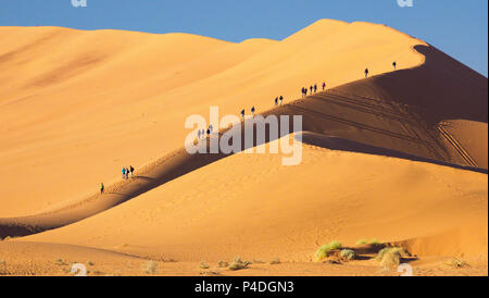 Big Daddy Menschen zu Fuß bis Dune Stockfoto